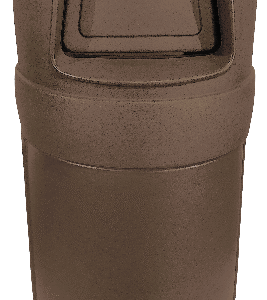 24 gallon trash can with lid