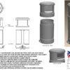 flat top trash can