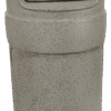 round top trash can plastic​
