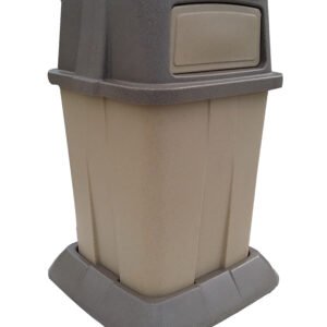 55 gallon garbage can with lid